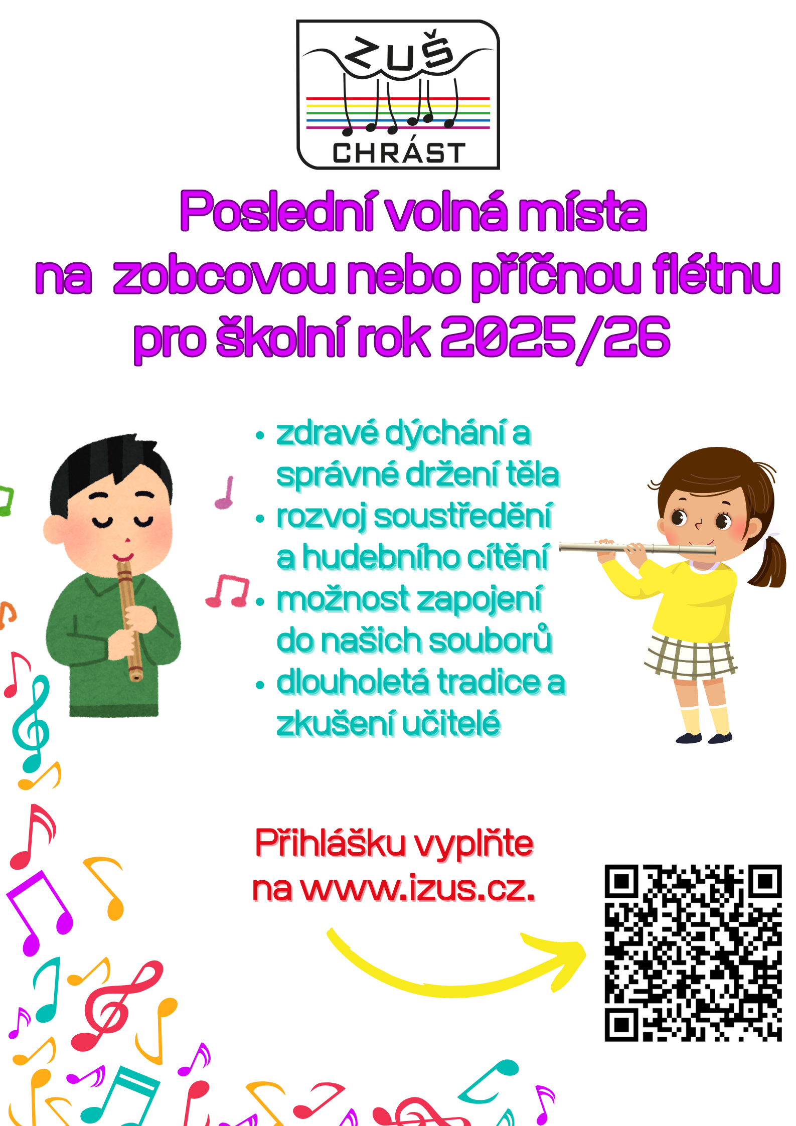 letáček flétna